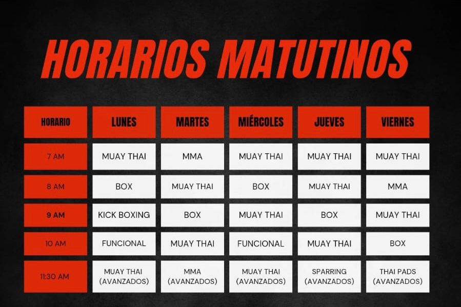 Horarios Matutinos